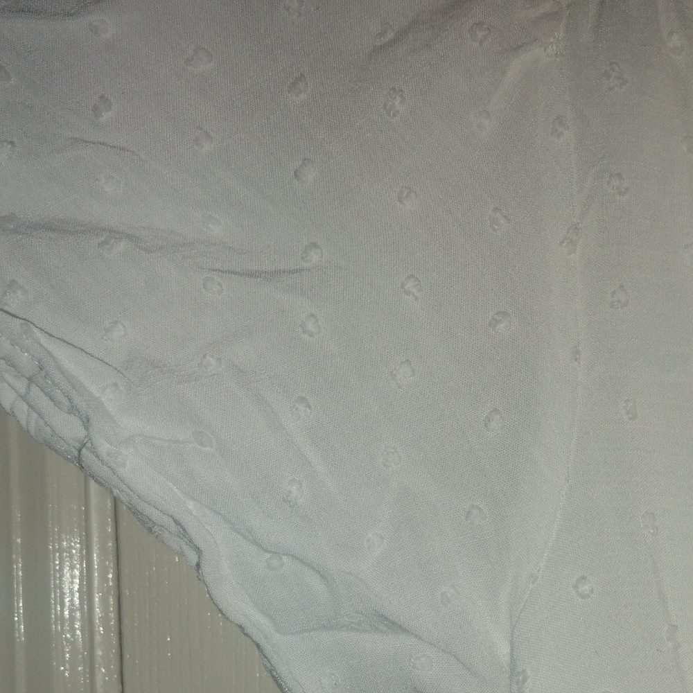 Knox Rose White Eyelet Tiered Maxi Dress With Pockets 100% Cotton - Picture 5 of 6